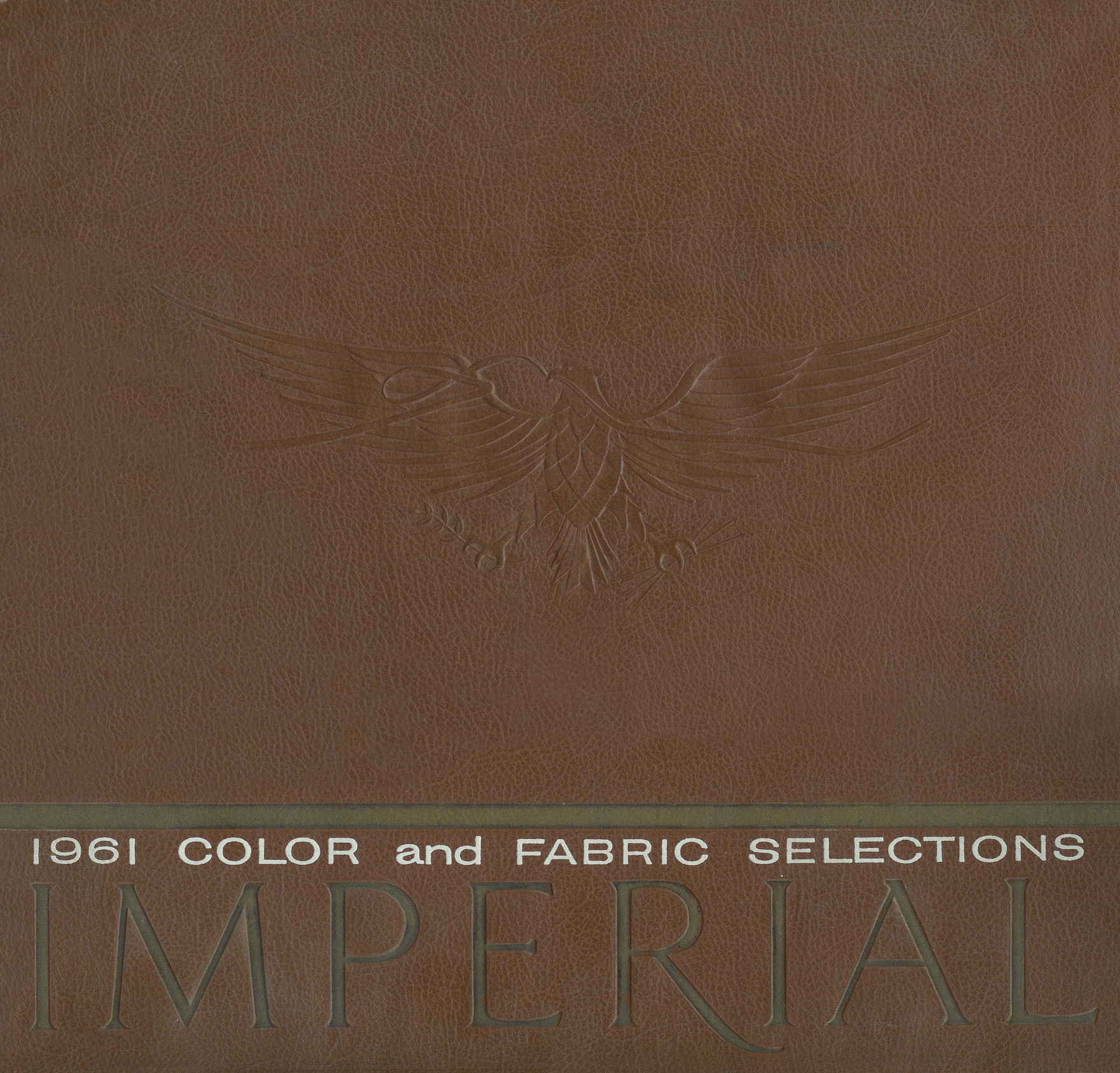 1961 Chrysler Imperial Color and Fabric Selections